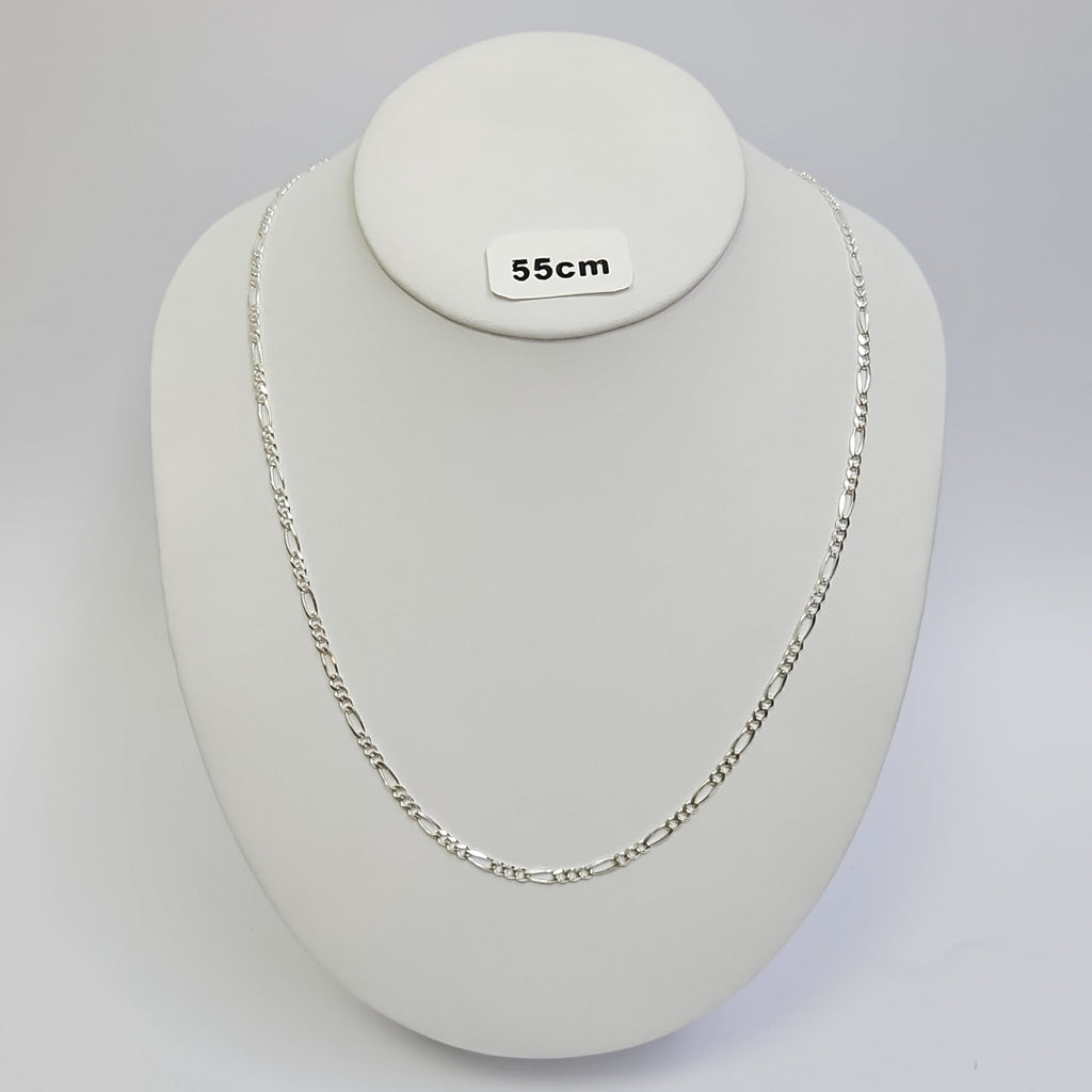 CADENA TEJIDO 3X1 PLATA .925 55 CM 7.5 GR (NUEVO)
