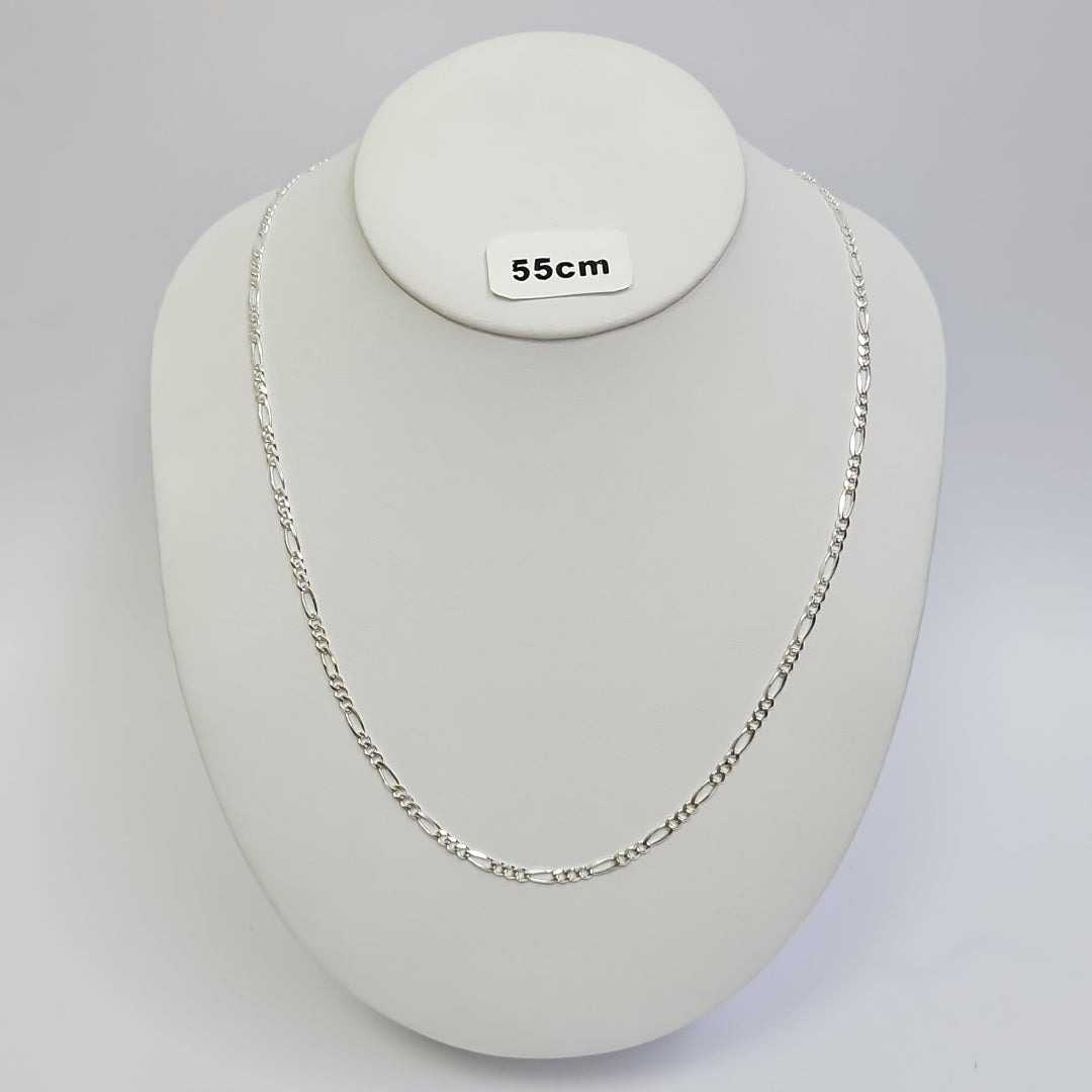 CADENA TEJIDO 3X1 PLATA .925 55 CM 7.5 GR (NUEVO)