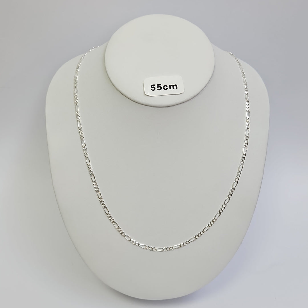 CADENA TEJIDO 3X1 PLATA .925 55 CM 7.8 GR (NUEVO)