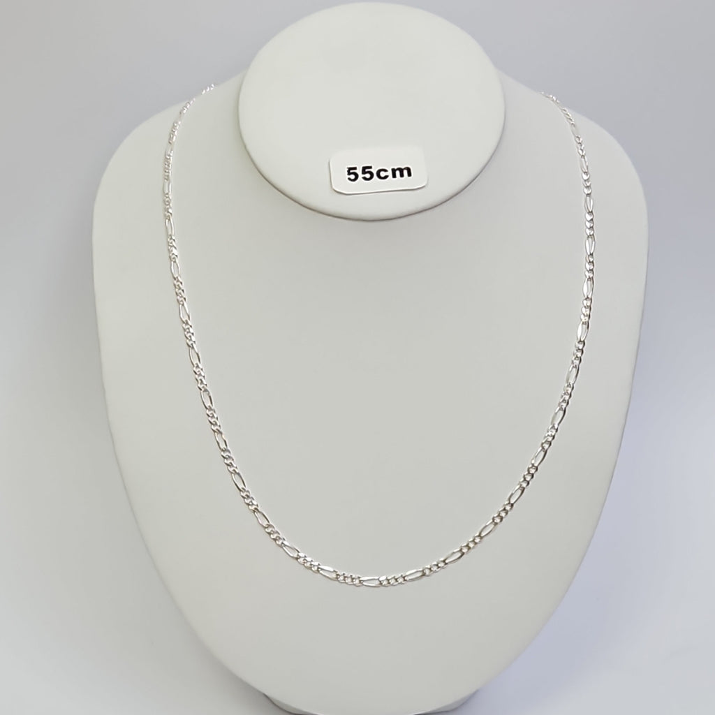 CADENA TEJIDO 3X1 PLATA .925 55 CM 7.8 GR (NUEVO)