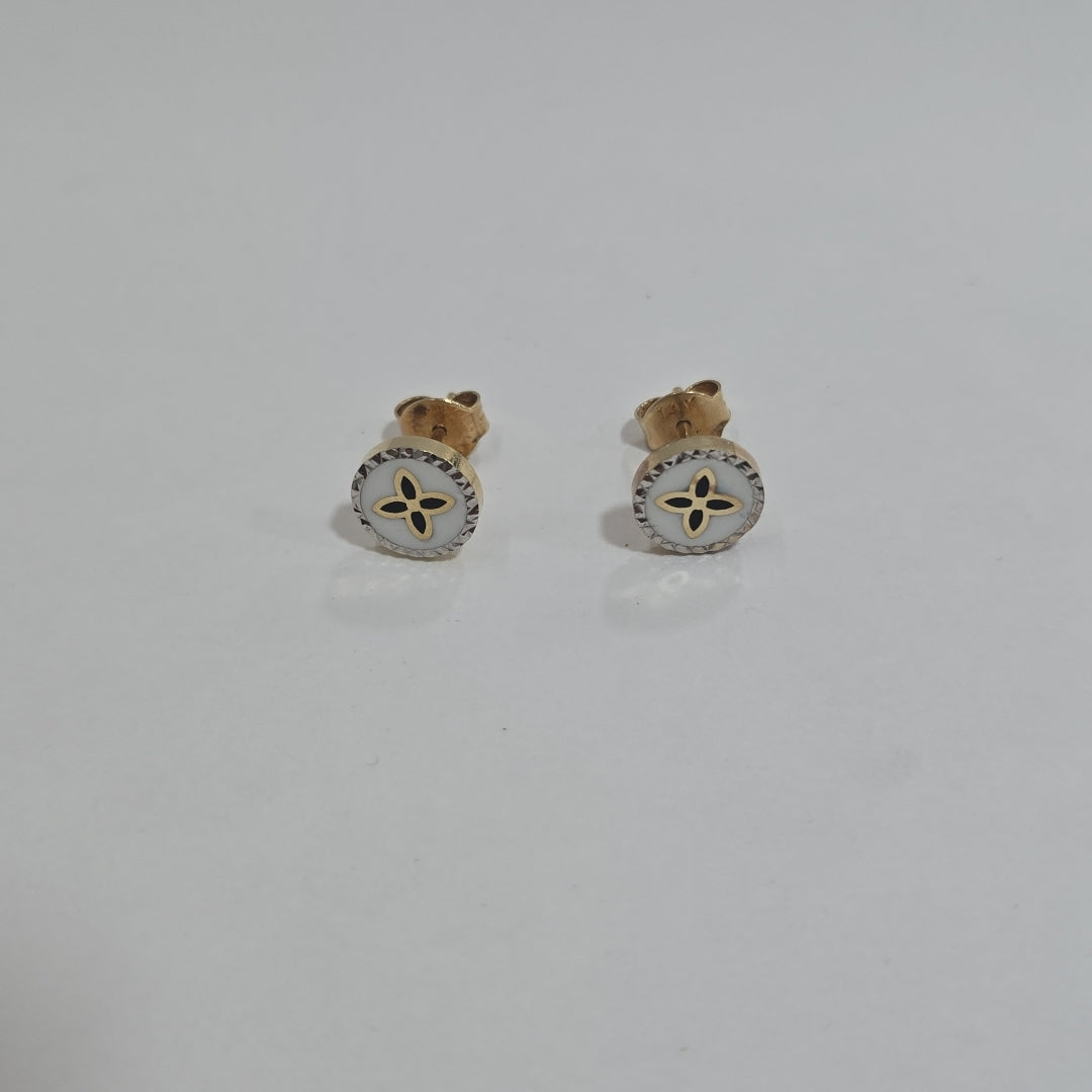 BROQUELES PAR ORO 14 K 2,00 GRMS (SEMINUEVO)
