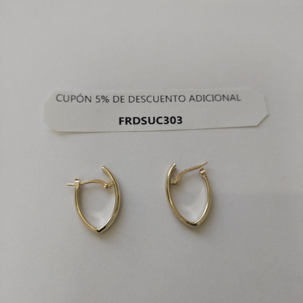 ARRACADAS ORO 10K 1.3 (NUEVO)