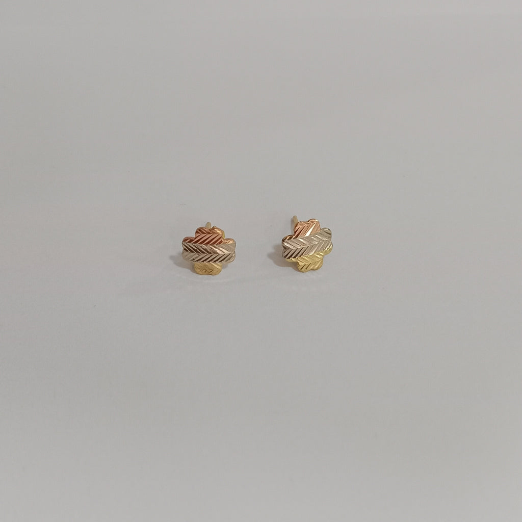 ARETES PAR ORO 14 K 1.2 GRMS (SEMINUEVO)