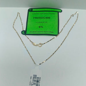 CADENA ORO 10 K 0.8 GRMS (SEMINUEVO)