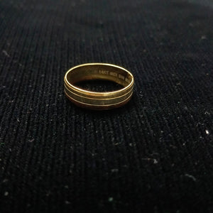 ARGOLLA ORO, ORO COMBINADO 14 K 2.4 GRMS (SEMINUEVO)