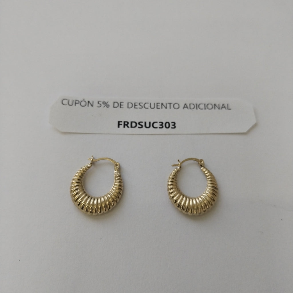 ARRACADAS ORO 10K 0.9 (NUEVO)