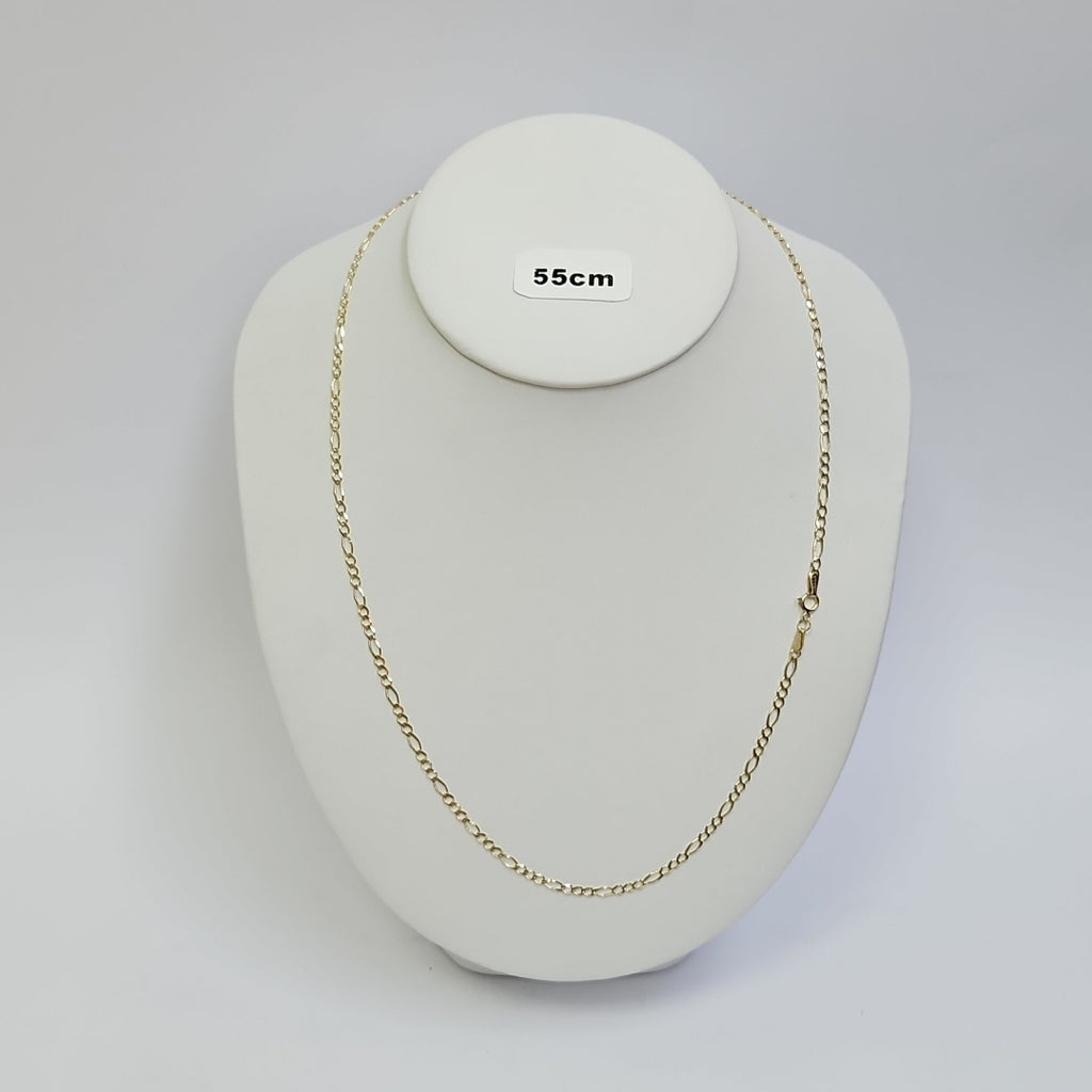 CADENAS TEJIDO 3X1 ORO 10K 55 CM 4.1 GR (NUEVO)