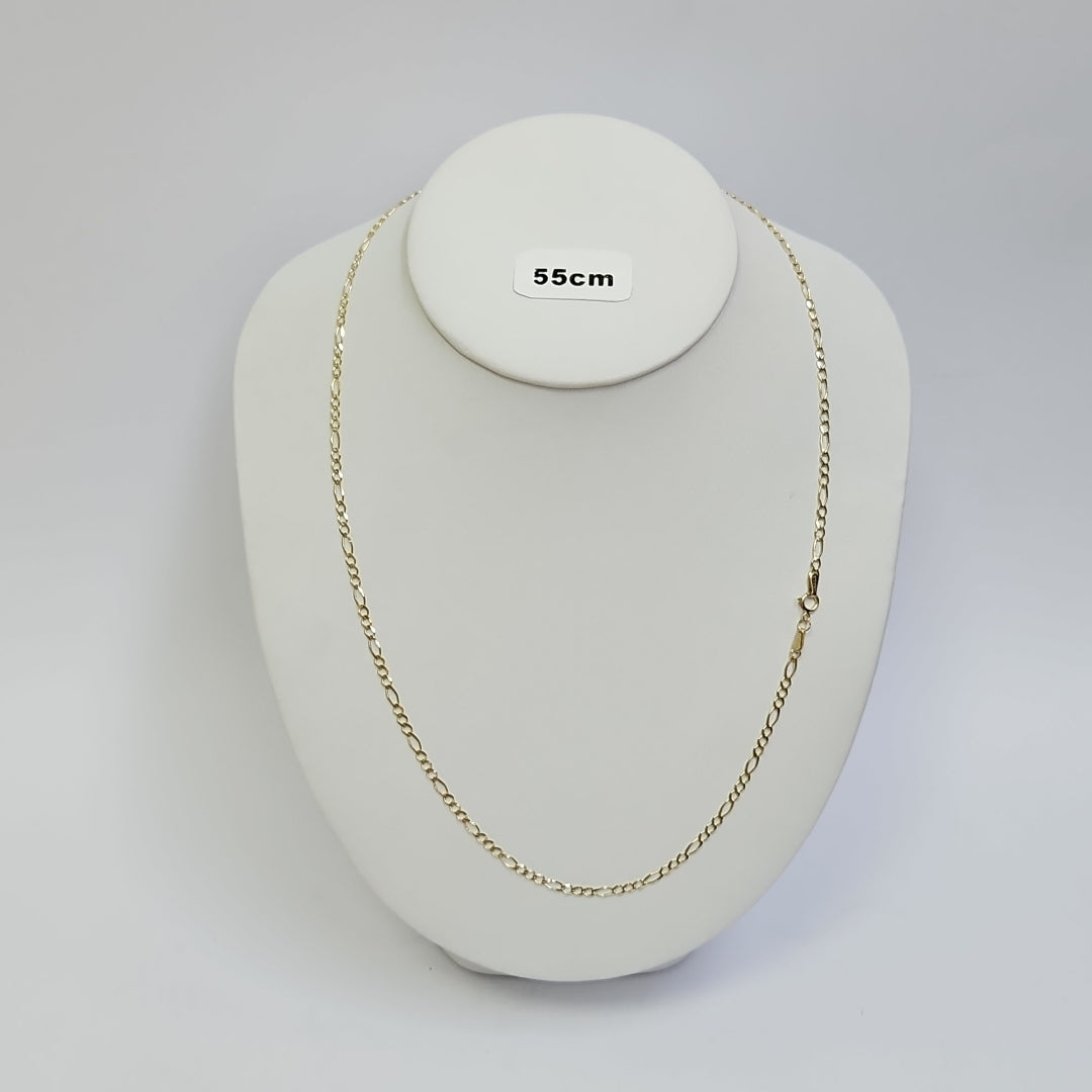 CADENAS TEJIDO 3X1 ORO 10K 55 CM 4.1 GR (NUEVO)
