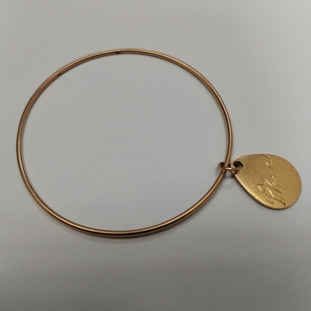 DIJE,PULSERA RIGIDA ORO 18 K 9,60 GRMS (SEMINUEVO)