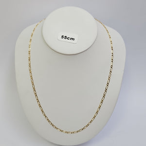 CADENAS 1X1 ORO 14K 55 CM 7.3 GR (NUEVO)