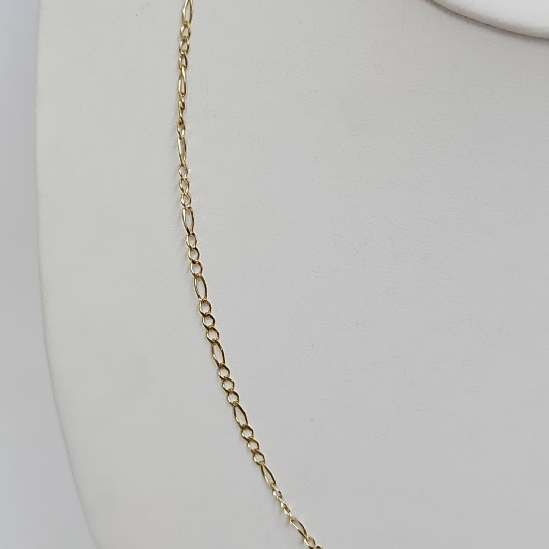 CADENAS TEJIDO 3X1 ORO 10K 50 CM 2.7 GR (NUEVO)