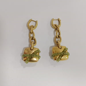 ARETES PAR ORO 14 K 10 GRMS (SEMINUEVO)