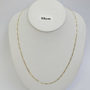 CADENAS 3X1 ORO 14K 55 CM 5.2 GR (NUEVO)