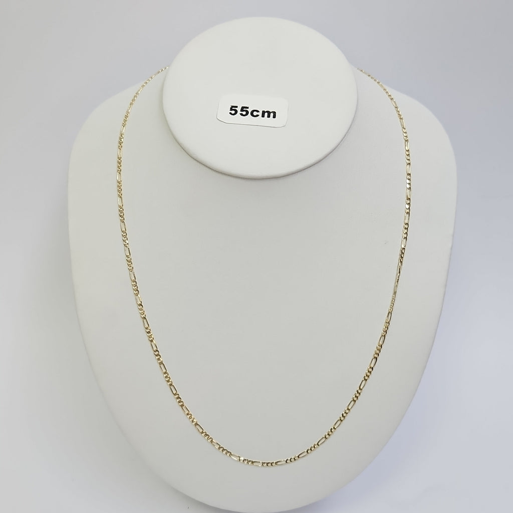 CADENAS 3X1 ORO 14K 55 CM 5.2 GR (NUEVO)
