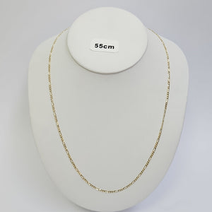 CADENAS 3X1 ORO 14K 55 CM 5.2 GR (NUEVO)