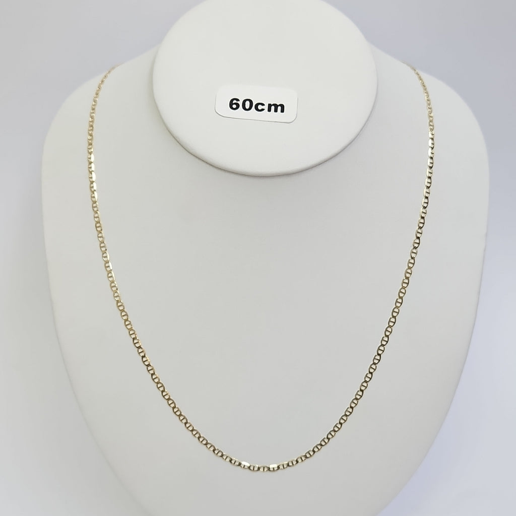 CADENAS TEJIDO GUCHI ORO 10K 60 CM 4.7 GR (NUEVO)
