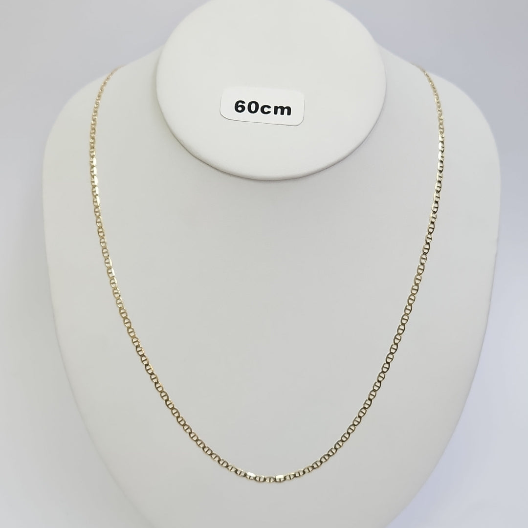 CADENAS TEJIDO GUCHI ORO 10K 60 CM 4.7 GR (NUEVO)