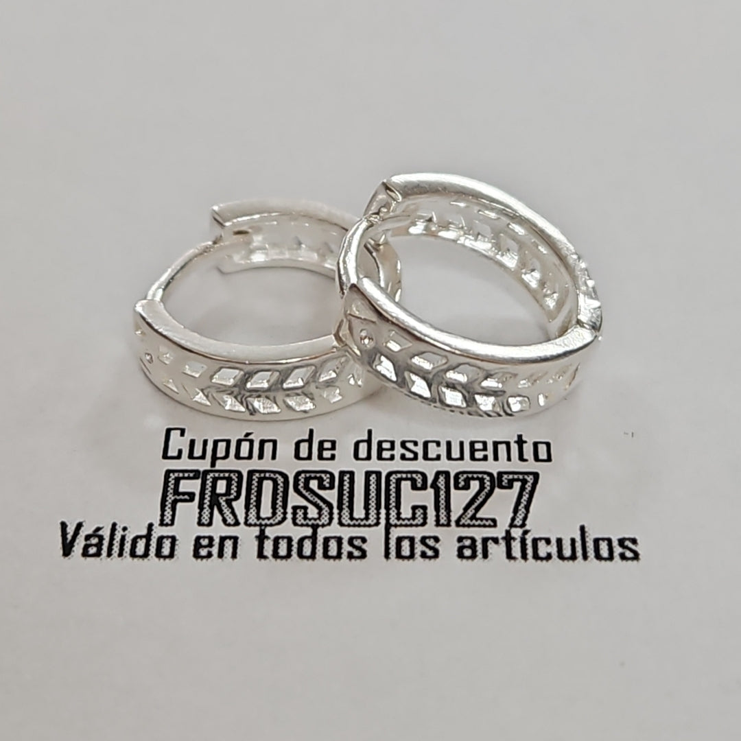 ARRACADAS PLATA .925 2.5 GR (NUEVO)
