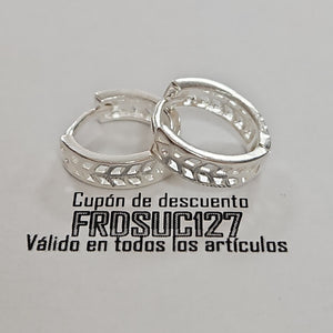 ARRACADAS PLATA .925 2.5 GR (NUEVO)
