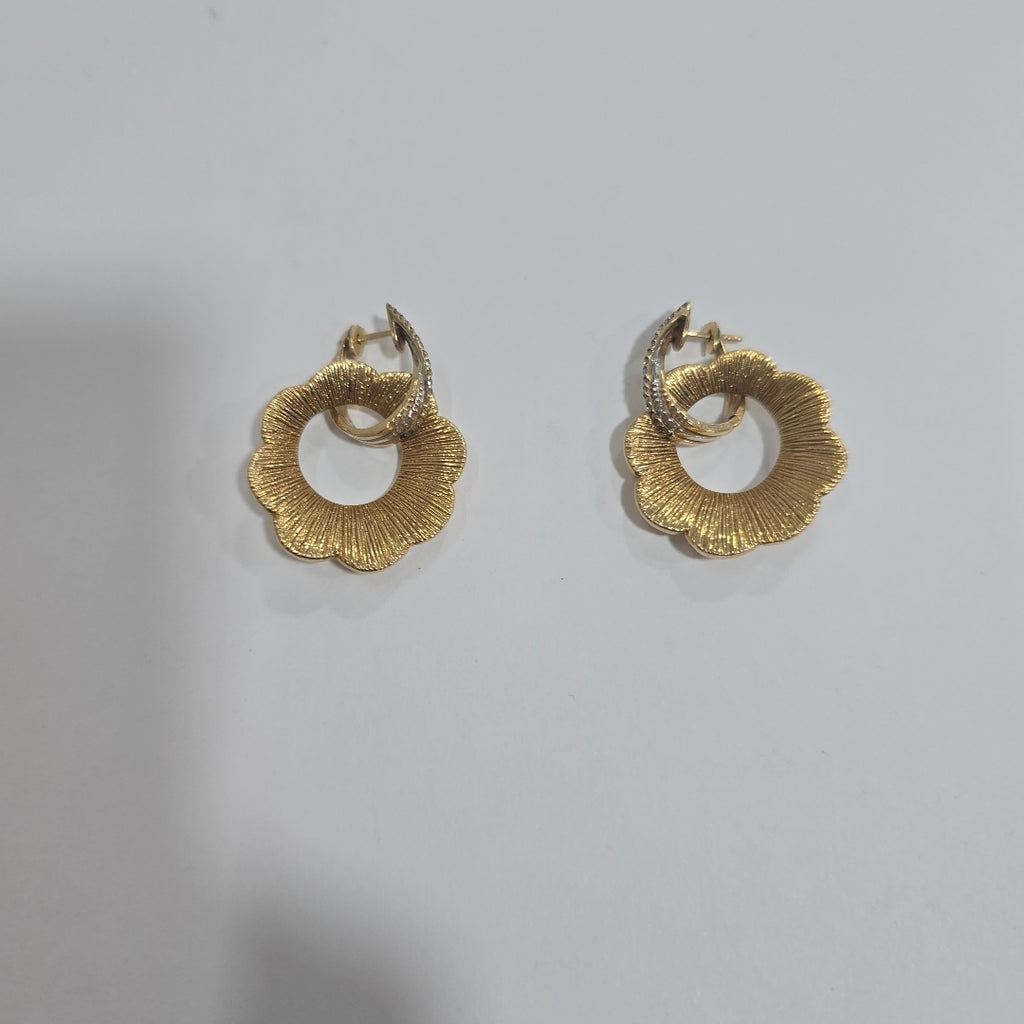 ARETES PAR ORO 14 K 6.7 GRMS (SEMINUEVO)