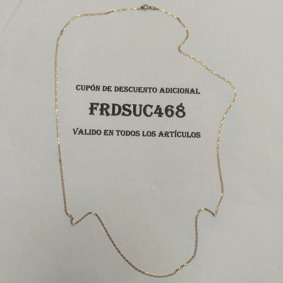 CADENA ORO 14 K 1.4 GRMS (SEMINUEVO)