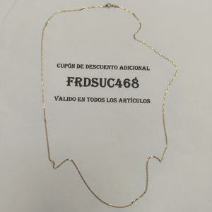 CADENA ORO 14 K 1.4 GRMS (SEMINUEVO)
