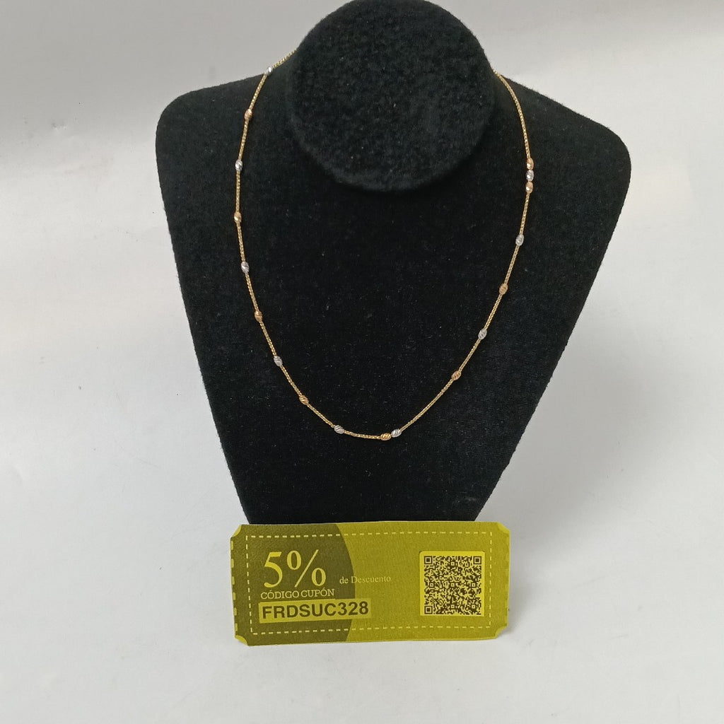 CADENA ORO 14 K 4.5 GRMS (SEMINUEVO)