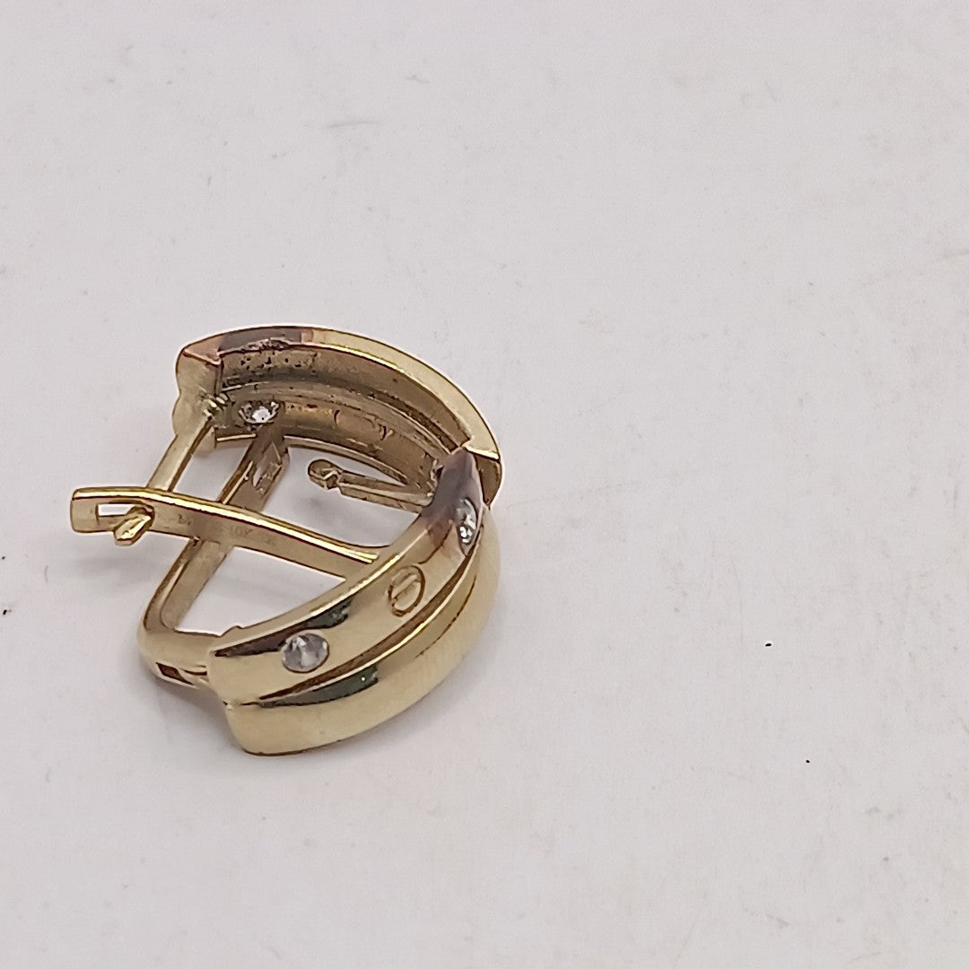 ARETES PAR ORO 10 K 3.7 GRMS (SEMINUEVO)