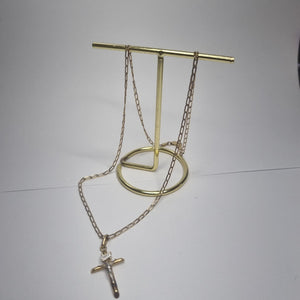 CADENA, CRISTO ORO 14 K 4.6 GRMS (SEMINUEVO)