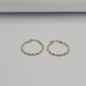 ARRACADAS ORO 14K 1.5 (NUEVO)