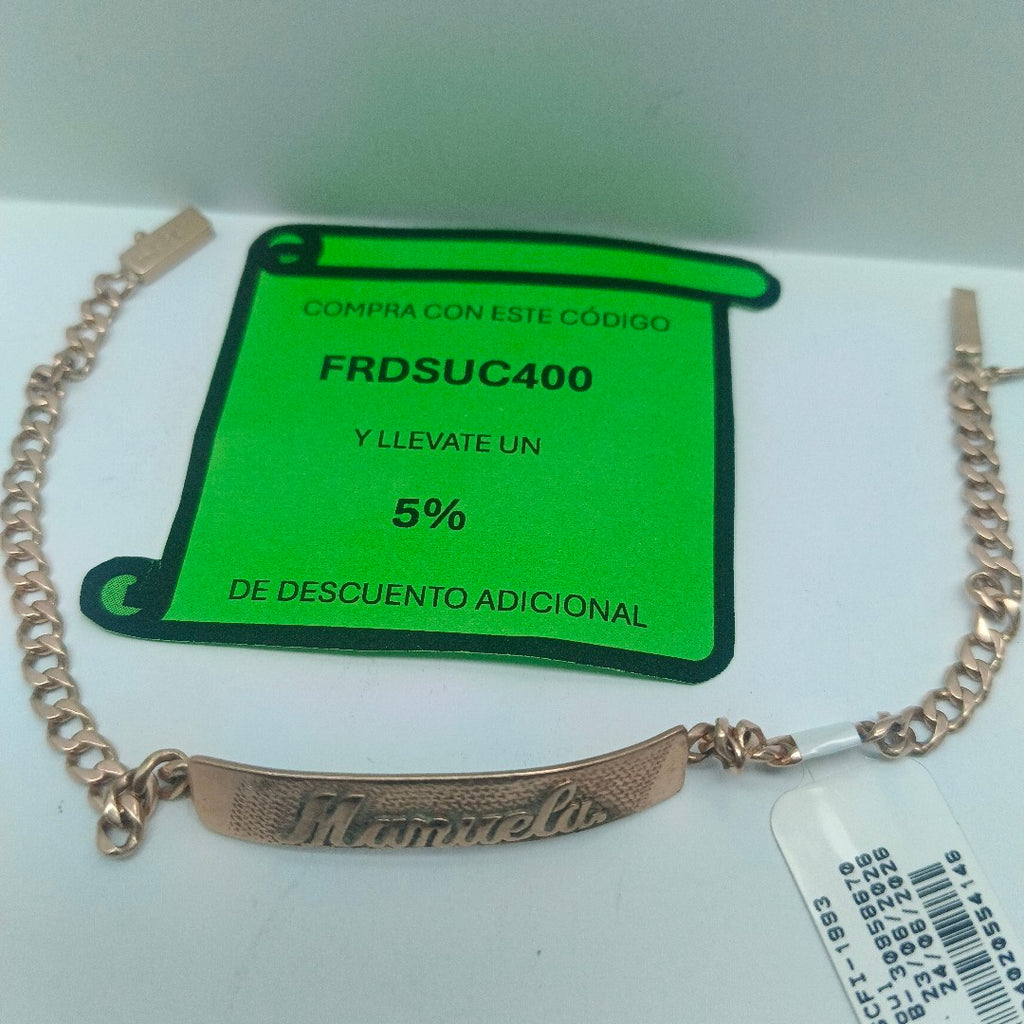 ESCLAVA ORO 10 K 9 GRMS (SEMINUEVO)