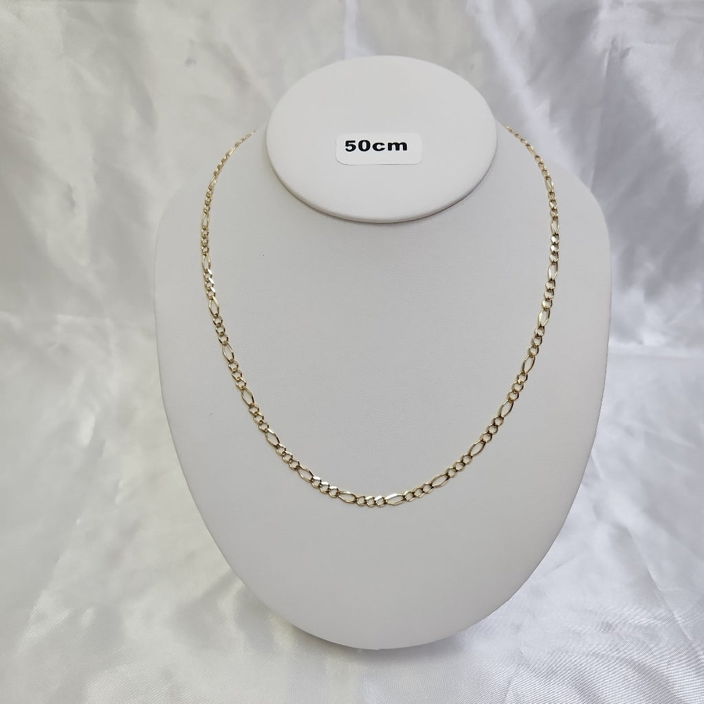 CADENAS TEJIDO 3X1 ORO 10K 50 CM 6.4 GR (NUEVO)