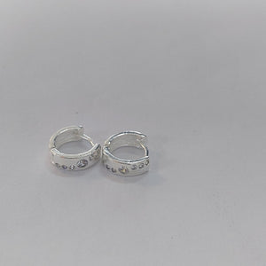 ARRACADAS C/CIRCONIAS PLATA .925 2.4 GR (NUEVO)