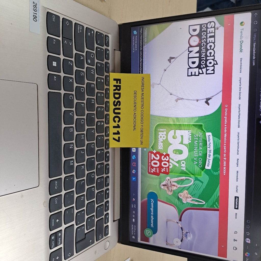 LAPTOP LENOVO IDEAPAD 3 14ITL6 (2023) 1 TB + 256 GB SSD 8 GB RAM (SEMINUEVO)