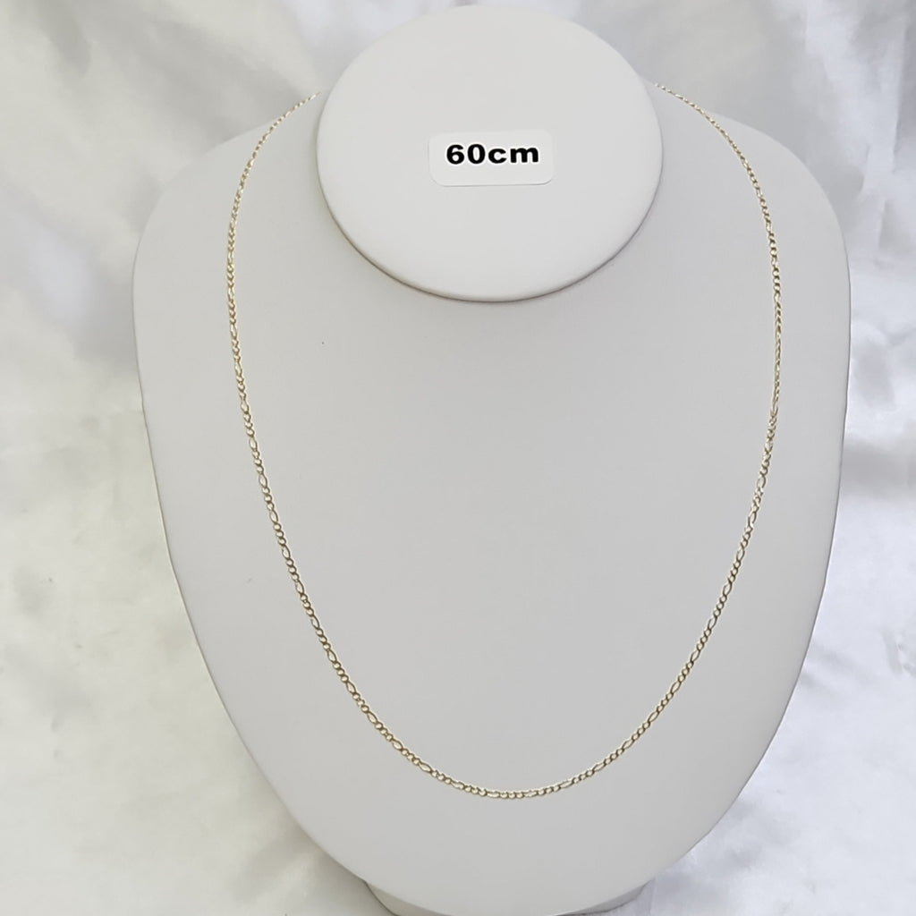 CADENAS TEJIDO ESLABONES ORO 10K 55 CM 2.2 GR (NUEVO)