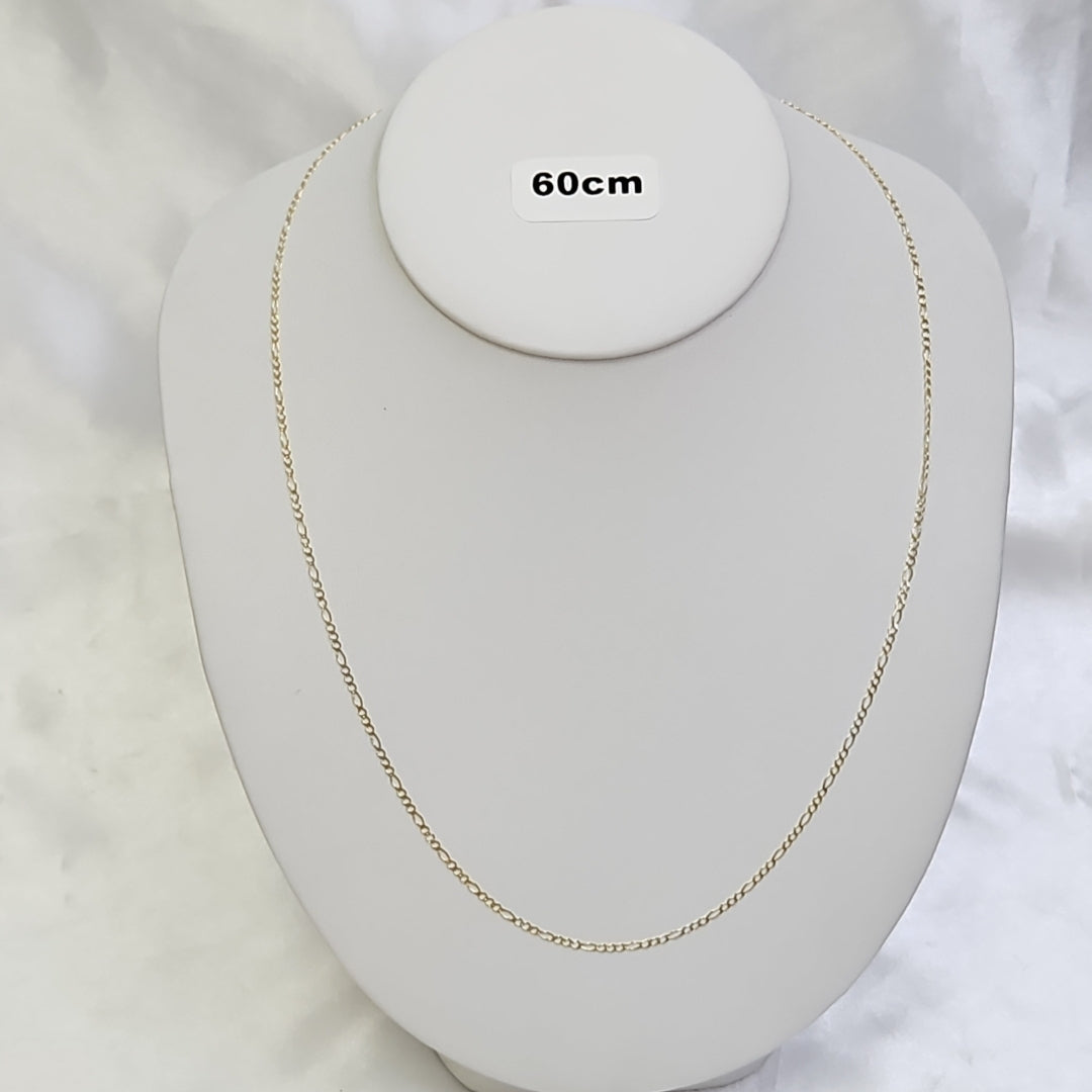 CADENAS TEJIDO ESLABONES ORO 10K 55 CM 2.2 GR (NUEVO)