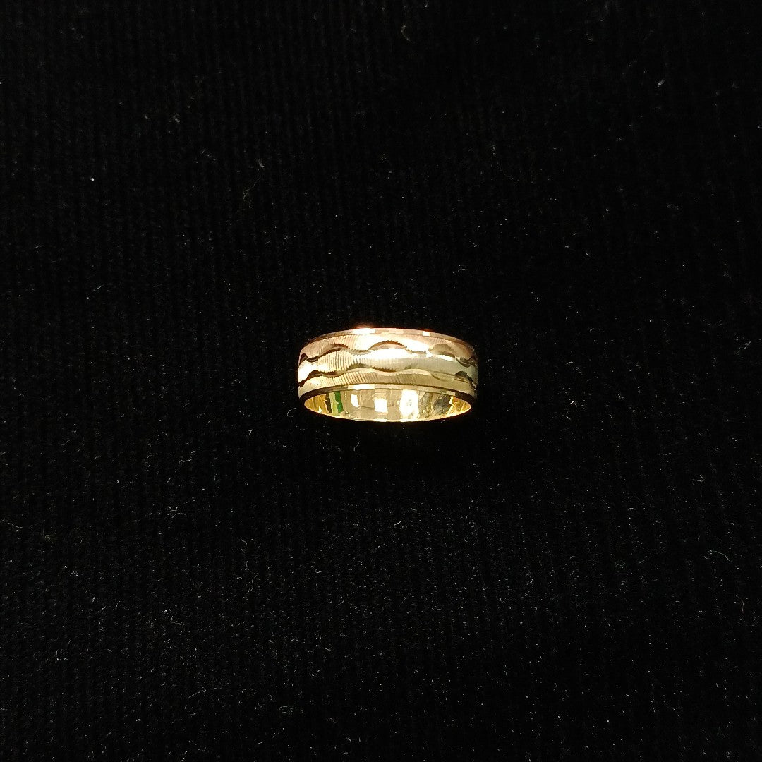 ARGOLLA ORO, ORO COMBINADO 14 K 2 GRMS (SEMINUEVO)