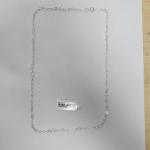 CADENA CORAZONES PLATA .925 55 CM 2.82 GR (NUEVO)