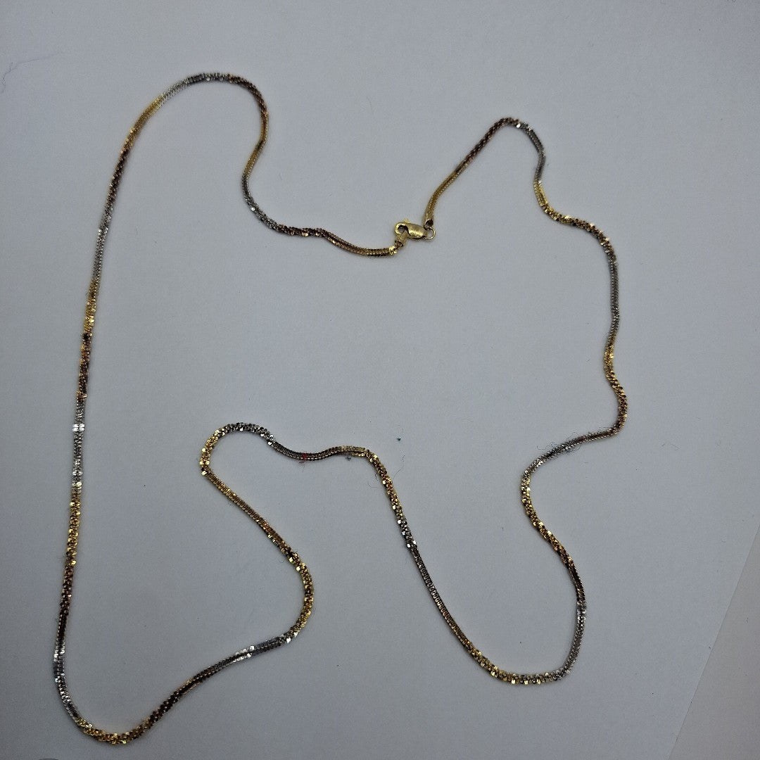 CADENA ORO COMBINADO 14 K 6,80 GRMS (SEMINUEVO)