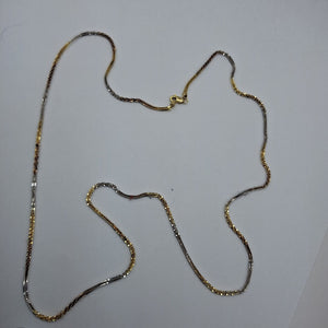 CADENA ORO COMBINADO 14 K 6,80 GRMS (SEMINUEVO)