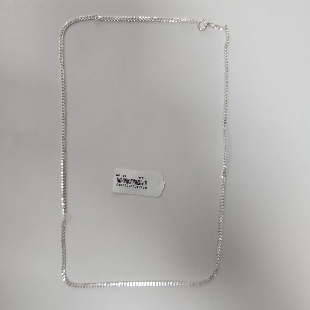 CADENA BARBADA PLATA .925 50 CM 5.13 GR (NUEVO)