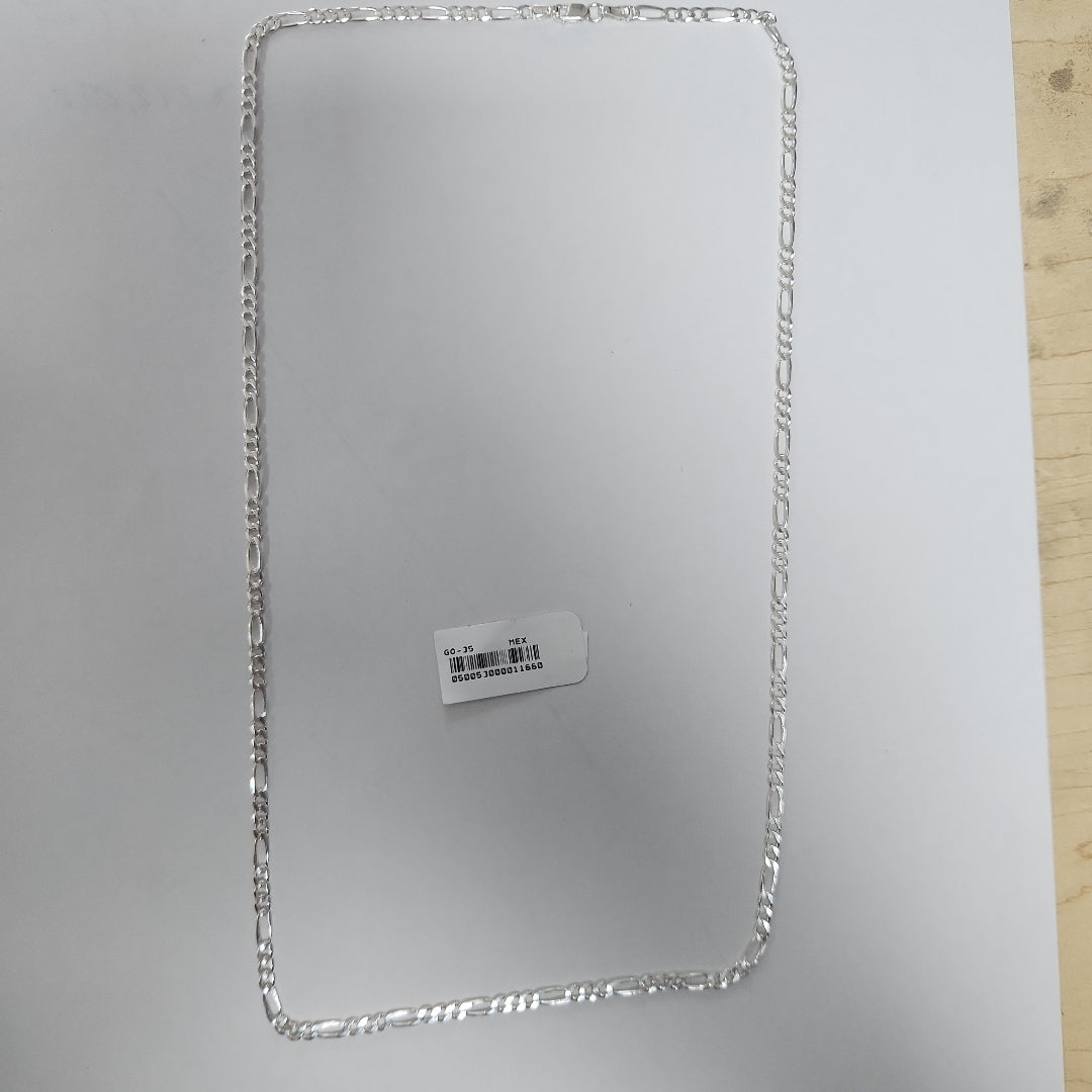 CADENA 3X1 PLATA .925 60 CM 8.42 GR (NUEVO)