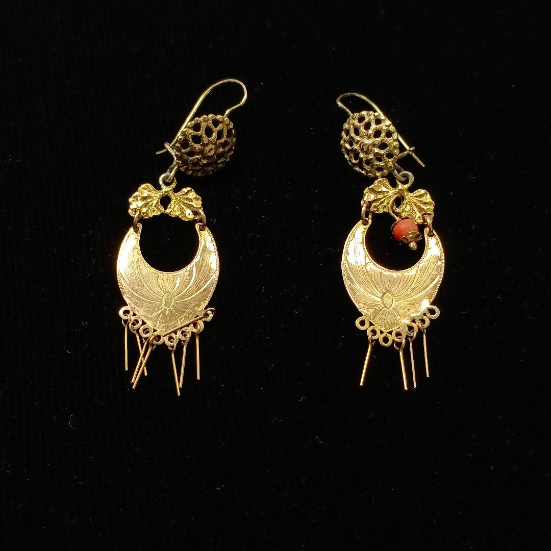 ARETES PAR ORO 10 K 6,80 GRMS (SEMINUEVO)
