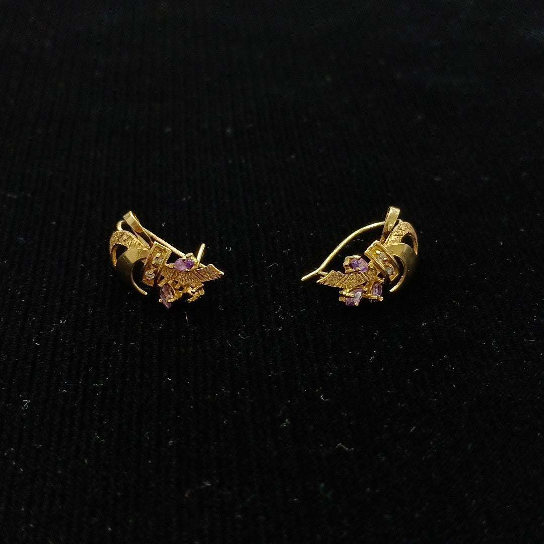 ARETES PAR ORO 14 K 3.4 GRMS (SEMINUEVO)