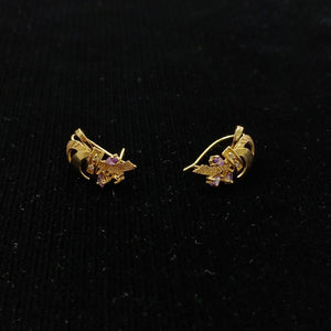 ARETES PAR ORO 14 K 3.4 GRMS (SEMINUEVO)