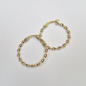 ARRACADAS ORO 14K 1.5 (NUEVO)