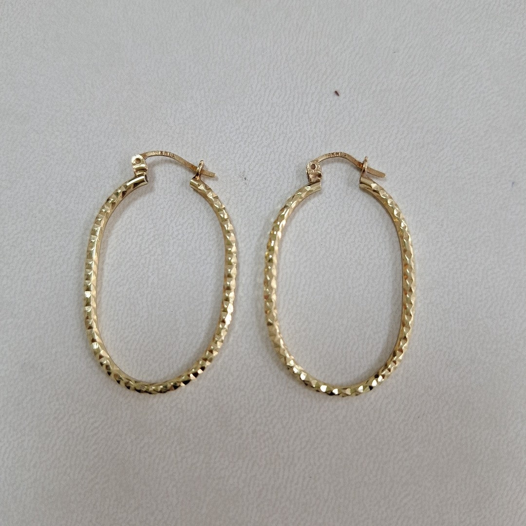 ARRACADAS PAR ORO 14 K 2,70 GRMS (SEMINUEVO)