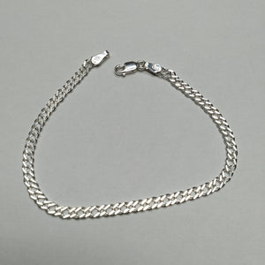PULSERA DOBLE ESLABON PLATA .925 18 CM 3.53 GR (NUEVO)