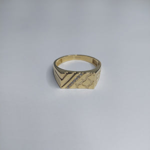 ANILLOS CABALLERO ORO 14K 3.7 (NUEVO)