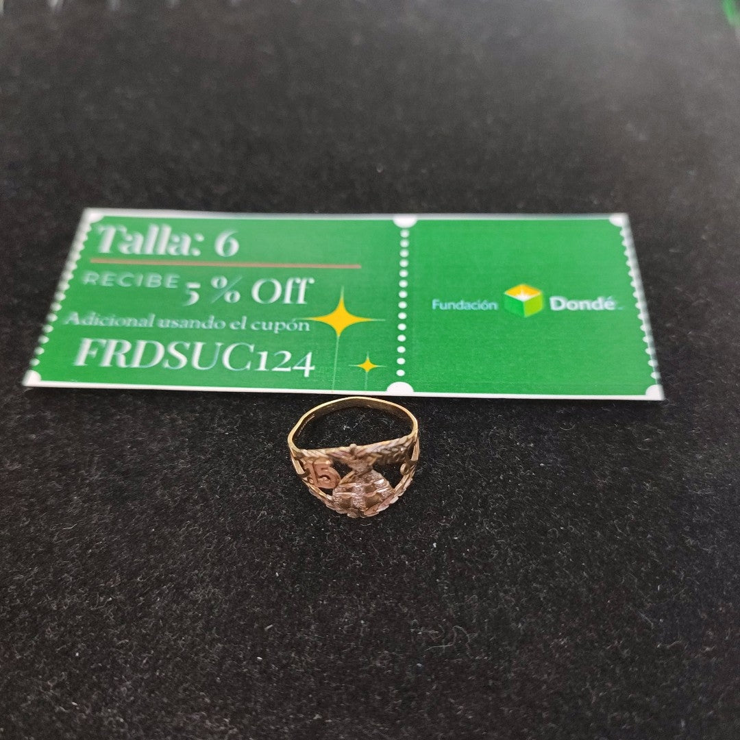 ANILLITO ORO 10 K 1.4 GRMS (SEMINUEVO)